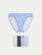 5pk Cotton Lycra™ High Leg Knickers